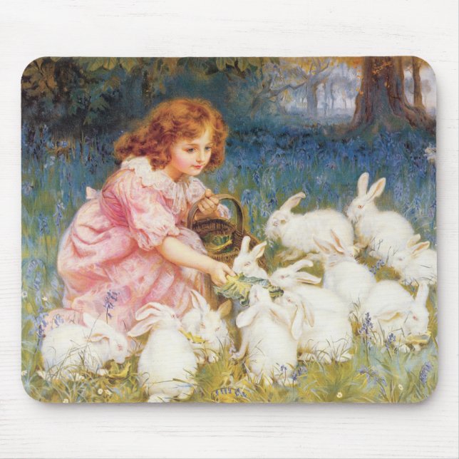 Mousepad Alimentando os coelhos (Frente)