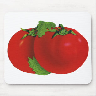 Mousepad Alimentos Antigos, Tomate Orgânico Vermelho Maduro