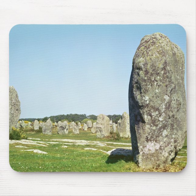 Mousepad Alinhamento de pedras eretas, megalítico (Frente)