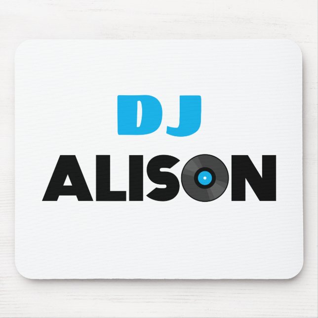 Mousepad Alison DJ (Frente)