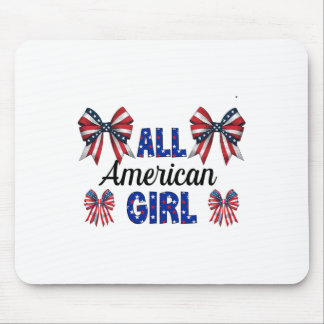 Mousepad All American Girl 4 De Julho Coquette Arcos Americ
