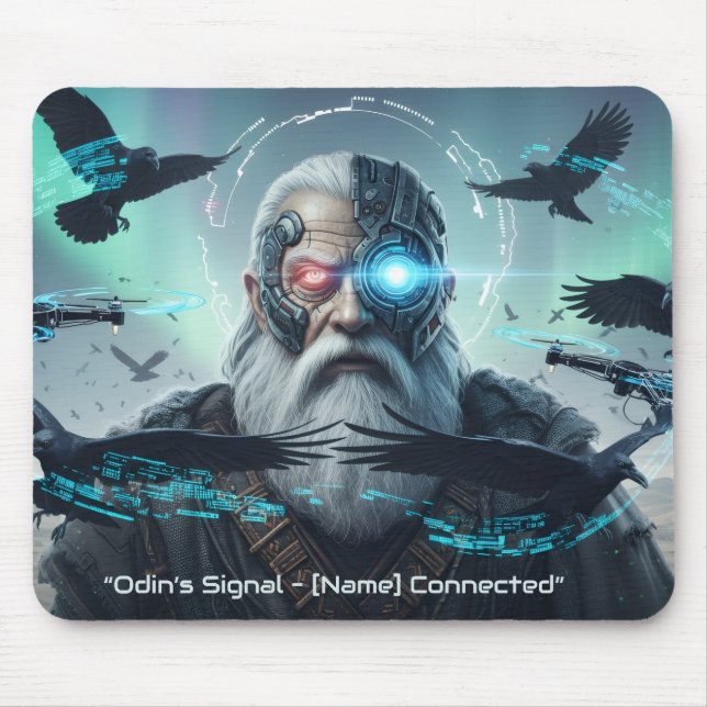 Mousepad All-Seeing in the Cyber Desert (Frente)