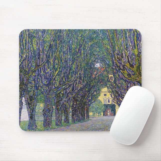 Mousepad Allee em Schloss Kammer, Gustav Klimt (Com mouse)