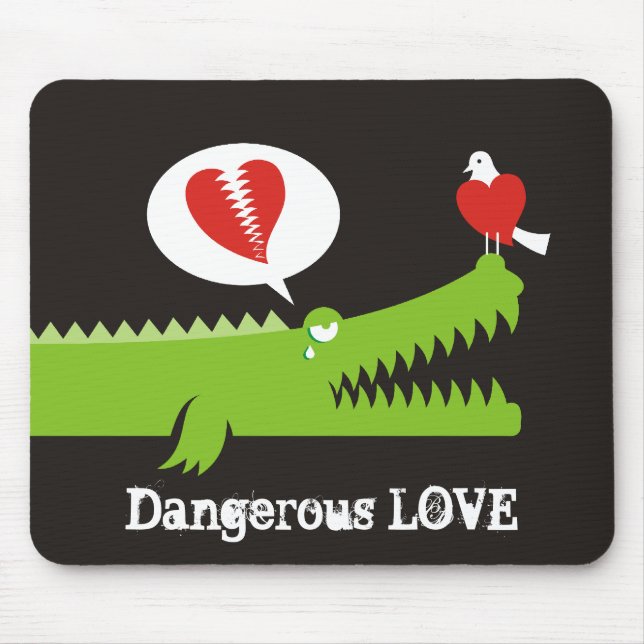 Mousepad Alligator no Amor (Frente)