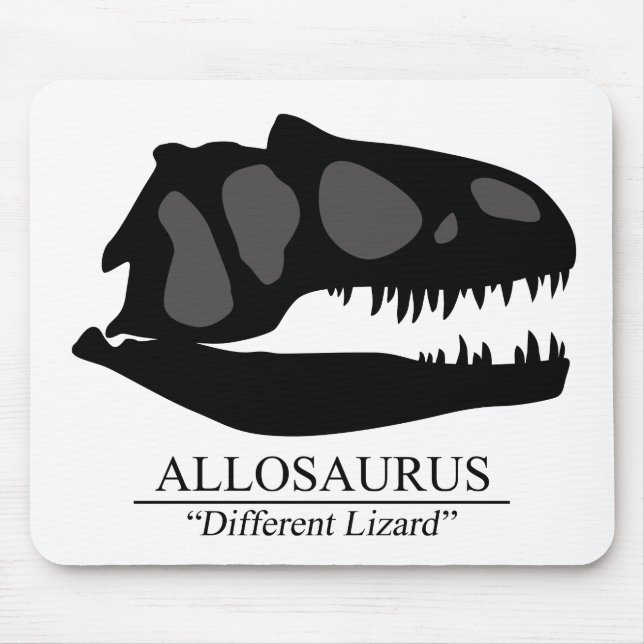 Mousepad Allosaurus Skull (Frente)