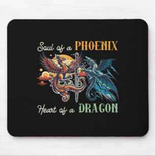 Mousepad Alma De Fantasia Do Dragão Cardíaco Ss Cute Ssnix