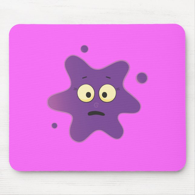 Mousepad Alma nebular feminina (Frente)