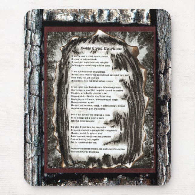 Mousepad Almas chorando em todo lugar (Frente)