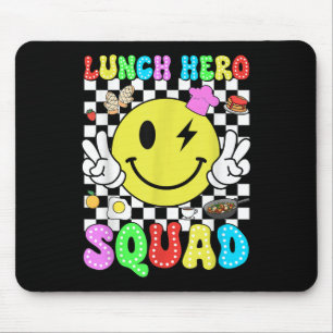 Mousepad Almoçar Hero Squad De Volta Ao Café Para Almoçadas
