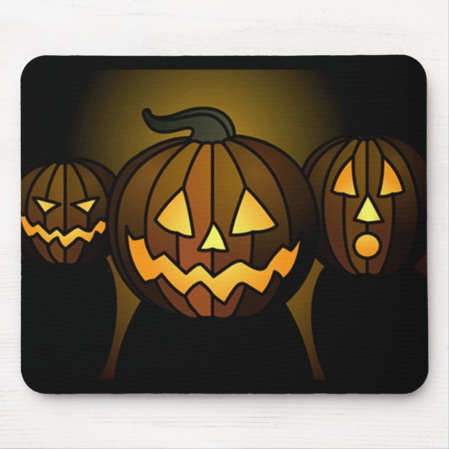 Mousepad almofada 3pumpkins (Frente)