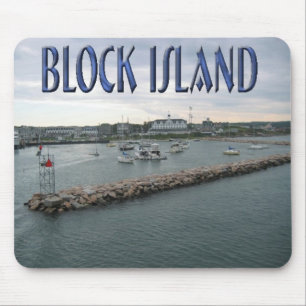 Mousepad almofada da ilha de bloco