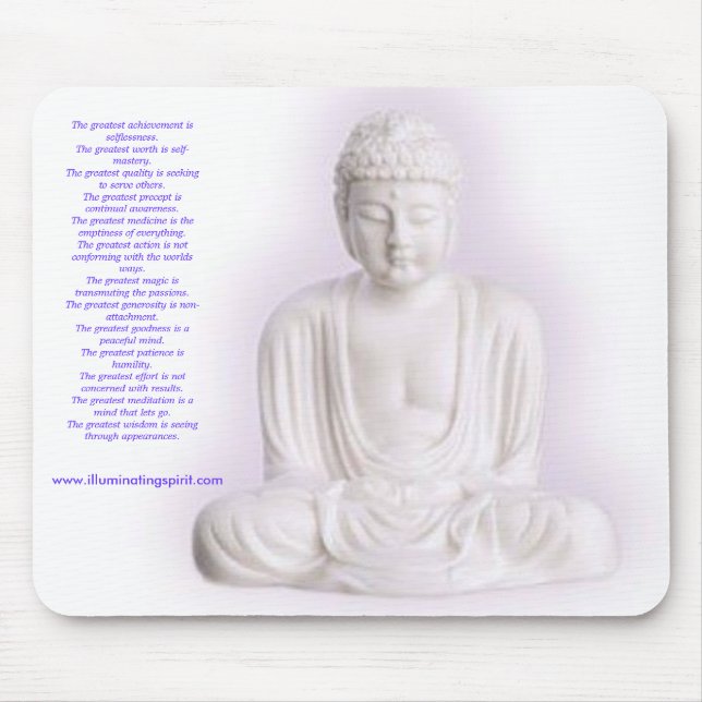 Mousepad Almofada da inspiração de Buddha (Frente)