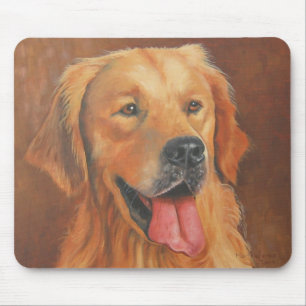 Mousepad Almofada da musse do golden retriever
