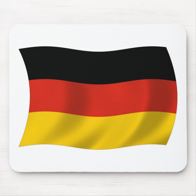 Mousepad Almofada de Mouse Bandeira da Alemanha (Frente)