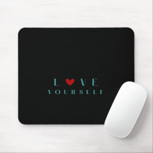 Mousepad Almofada de Mouse de Citação Inspiradora Ame a Si