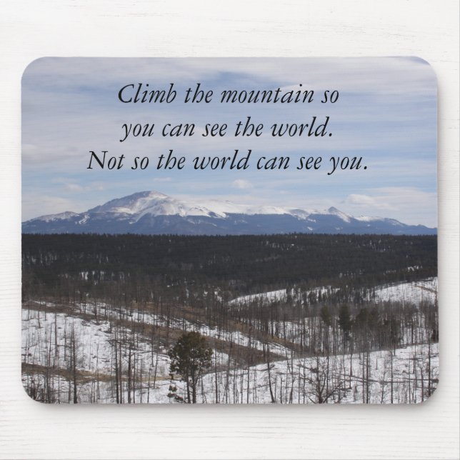 Mousepad Almofada de Mouse do Pico Pike (Frente)