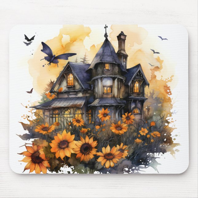 Mousepad Almofada de mouse sublimação Halloween (Frente)