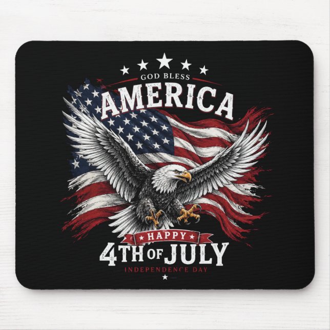 Mousepad Almofada de Rato Águia Patriótica (Frente)