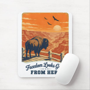 Mousepad Almofada de Rato Canyon Freedom Looks Good