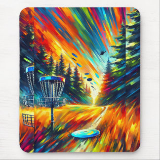 Mousepad Almofada de Rato com Arte Abstrata temática de Dis