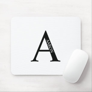Mousepad Almofada de Rato com Monograma Personalizado e Nom