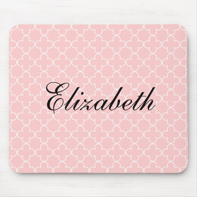 Mousepad Almofada de rato com nome personalizado | Quatrefo (Frente)