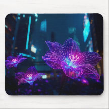 Almofada de Rato com Veias de Neon Brilhantes | Bi