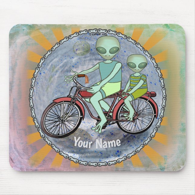 Mousepad Almofada de Rato de Alien de Ficção Científica And (Frente)
