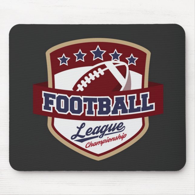 Mousepad Almofada de Rato de Futebol Universitário (Frente)