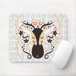 Mousepad Almofada de Rato de Grade de Veado Majestoso Arte