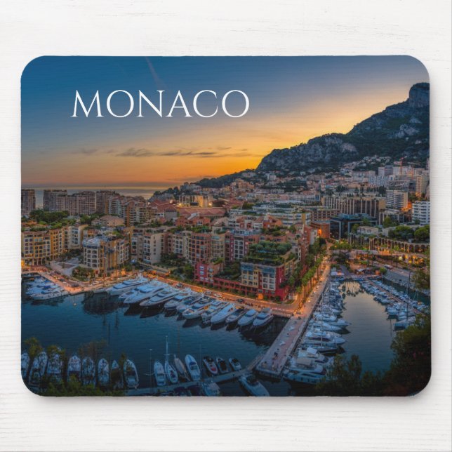 Mousepad Almofada de Rato de Mônaco Lembrança Souvenir (Frente)