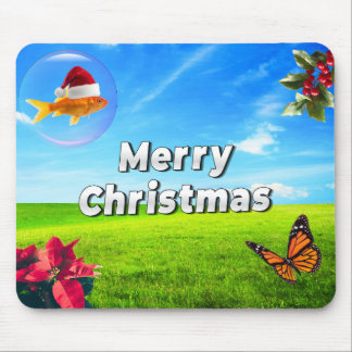 Mousepad Almofada de Rato de Natal Frutiger Aero