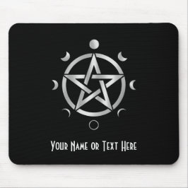 Mousepad Almofada de Rato de Pentáculo de Fase Lunar Person
