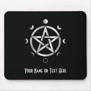 Mousepad Almofada de Rato de Pentáculo de Fase Lunar Person