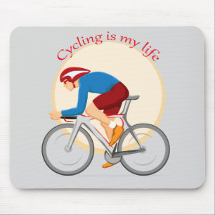 Mousepad Almofada de rato do ciclismo