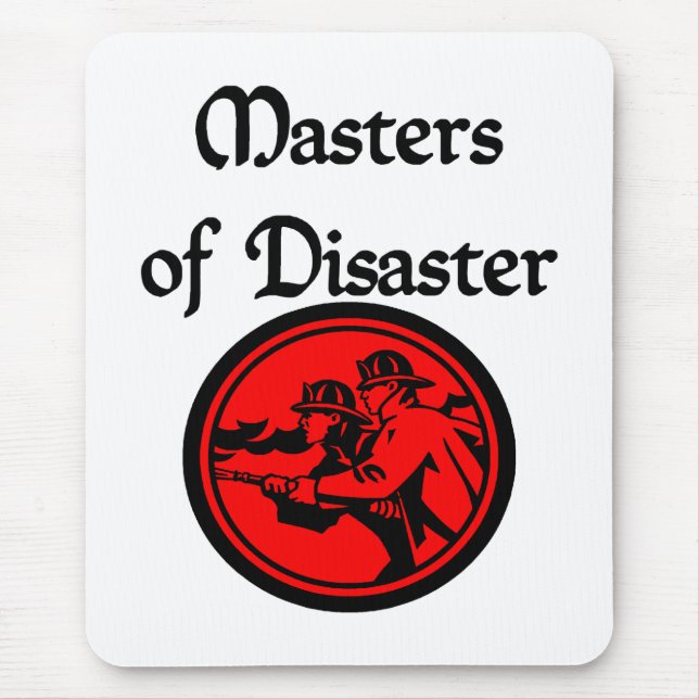 Mousepad Almofada de rato do sapador-bombeiro (Frente)