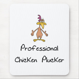Mousepad Almofada de rato engraçada do depenador da galinha