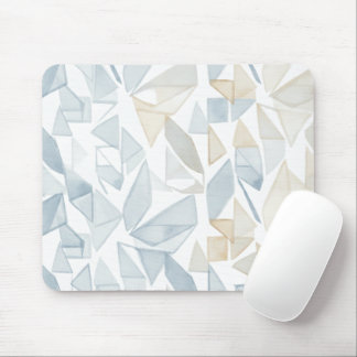 Mousepad Almofada de Rato Facetas de Cristal em Aquarela
