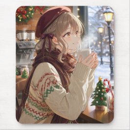 Mousepad Almofada de Rato Menina Anime