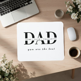 Mousepad Almofada de Rato Personalizada Moderna para o PAI