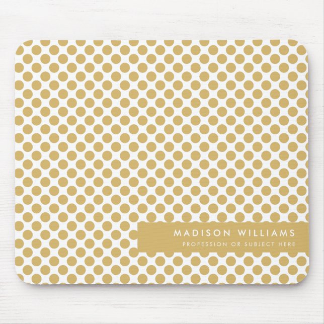 Mousepad Almofada de Rato Ponto Minimal Moderno Personaliza (Frente)