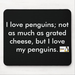 Mousepad Almofada do pinguim