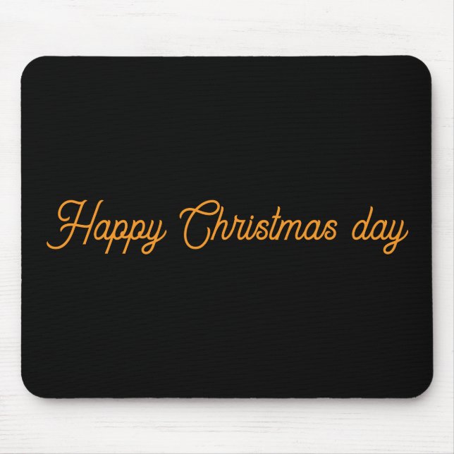 Mousepad Almofadas de mousse do dia feliz Natal (Frente)