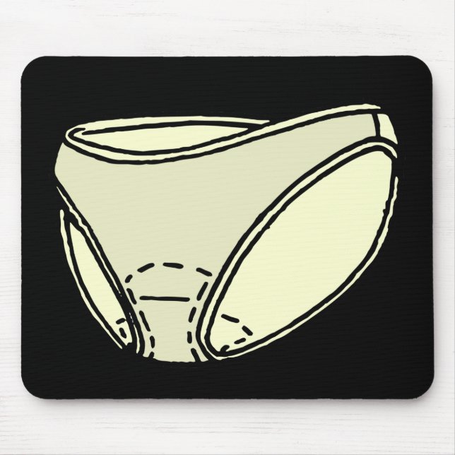 MOUSEPAD ALMOFADAS MENSTRUAL EM UNDERWARE (Frente)