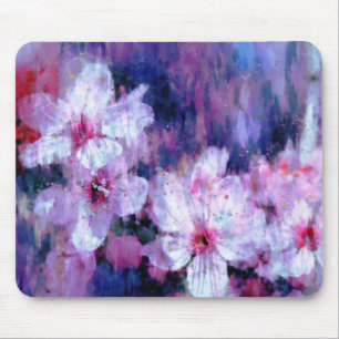 Mousepad Almond Blossom Watercolor