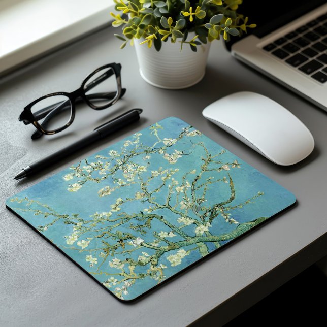 Mousepad Almond Blossoms | Vincent Van Gogh (Criador carregado)
