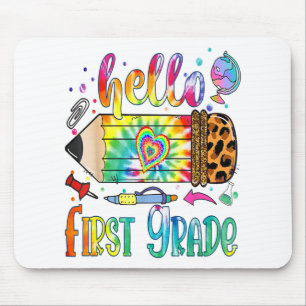 Mousepad Alô, 1rua, Lápis-Leopardo, Tie Dye Engraçada De Vo