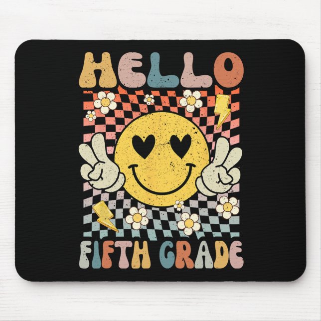 Mousepad Alô, 5, De Volta À Professora Do Quinto Ciclo (Frente)