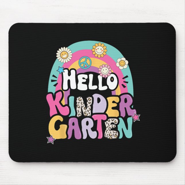 Mousepad Alô, Jardim De Infância De Volta À Menina De Profe (Frente)