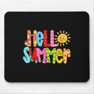Mousepad Alô Sorvete de férias de verão Popsicle Watermelo